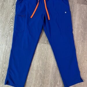 FIGS Women's Yola Scrub Pants Winning Blue XL